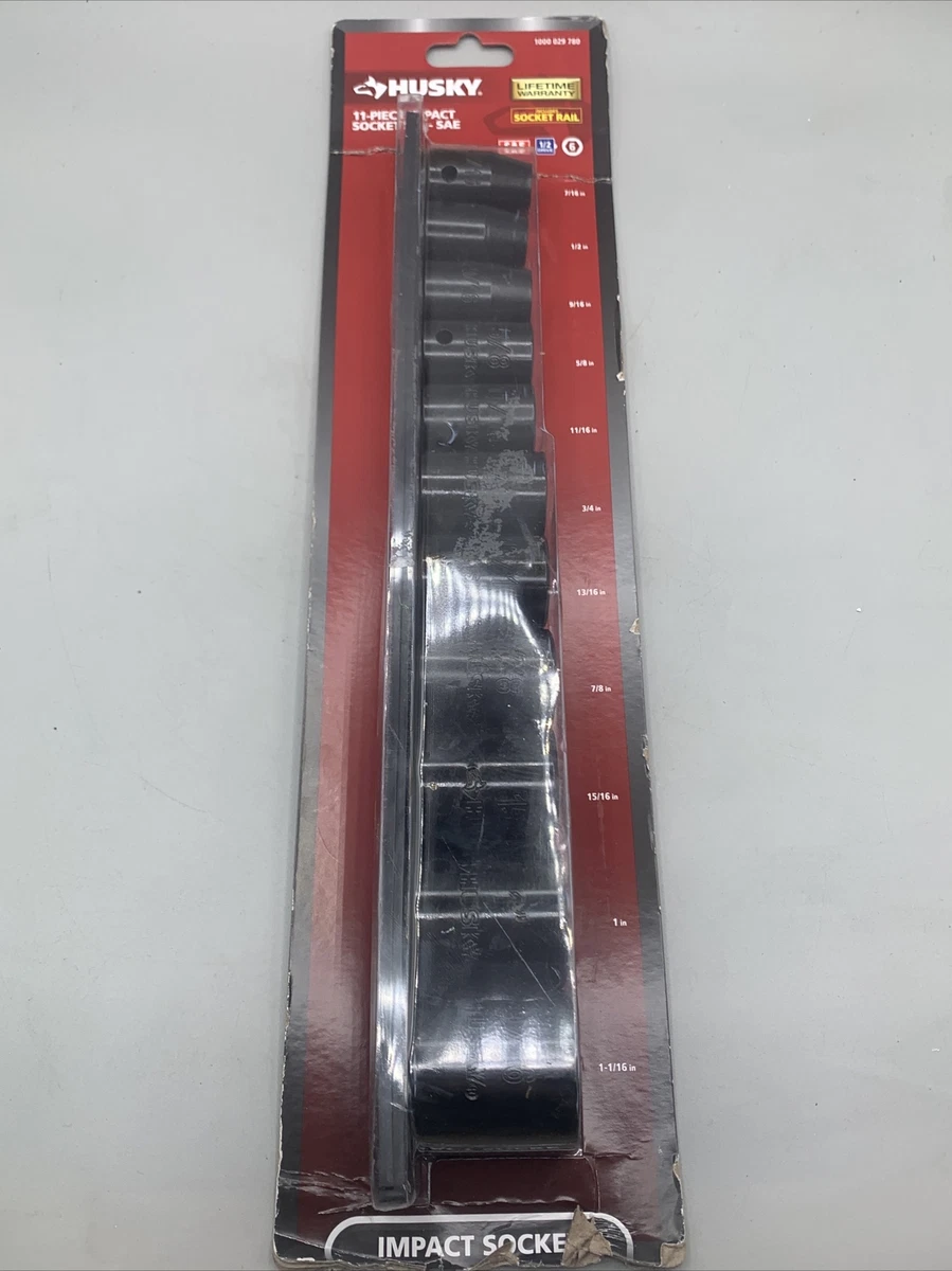 Husky 11 piece impact socket set deals