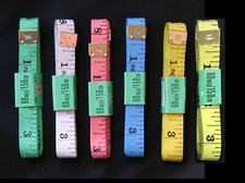 DRESSMAKERS TAPE MEASURE - 60"/150cm CHOICE OF 6 COLOURS - UK SELLER FREE POST