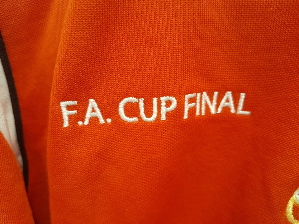 Camiseta de futbol manchester united talla M adidas 1985. Final de wembley - Imagen 3 de 4