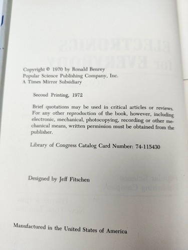 Electronics For Everybody by Ronald Benrey - A Popular Science Book - VINTAGE - Imagen 5 de 10