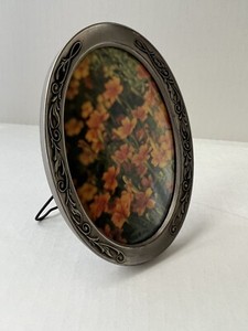 Antique Brass Oval Photo Frame #84