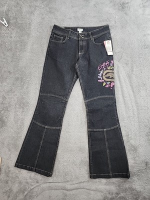 Vintage Oldstock Ecko Red Diggin You Pant Y2K Flare Hip Hop Sz 13 NWT Real Black