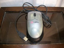 Labtec Mouse USB Connector, Scroll Wheel, Black and Silver USED