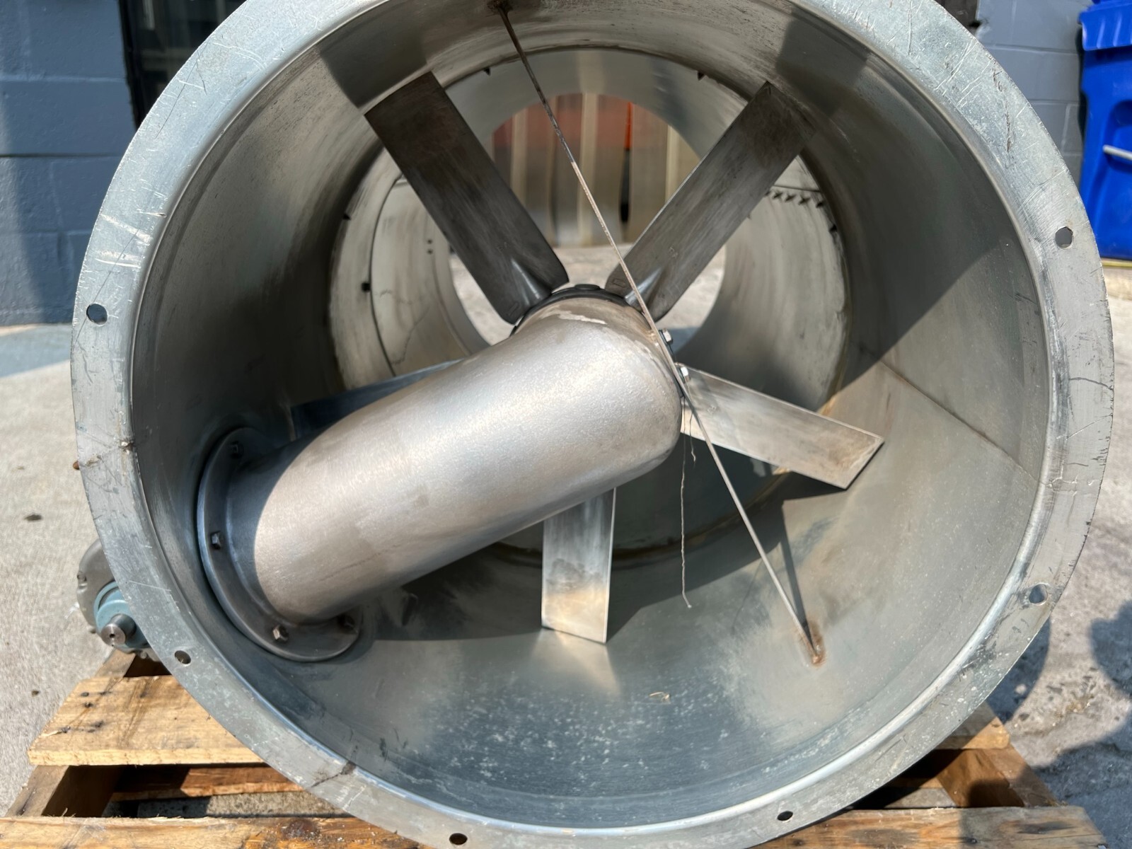 DEVILBISS BELT DRIVE 24" DIAMETER DUCT FAN PAINT SPRAY BOOTH EXHAUST eBay