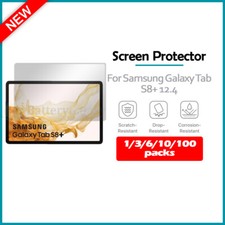 1-100 Lot LCD Clear Screen Protector for Samsung Galaxy Tab S8 12.4 2022