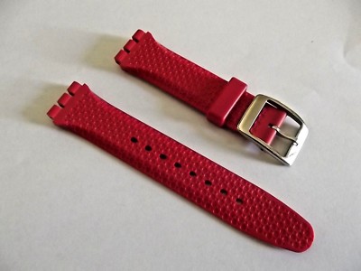 cinturino pvc di qualit� colorati x orologi SWATCH irony ansa 19 mm watch  montre | eBay