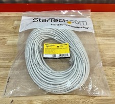 BRAND NEW StarTech 150ft / 46m Cat6 Patch Cable Snagless RJ45 Connectors White