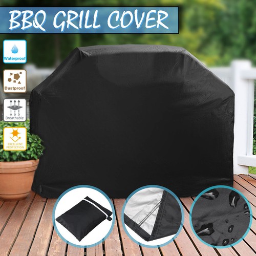 XXL Grillabdeckung BBQ Grill Abdeckhaube 4 Brenner Gasgrill Schutzhülle Haube - Bild 3 von 10