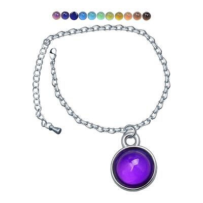 Temperaturempfindliches Farbwechsel Armband mit Anhänger für Valentinstag Geschenk