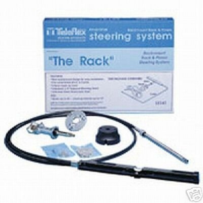 SeaStar SS14121 Rack /& Pinion 21ft Outboard Steering Kit Teleflex Marine