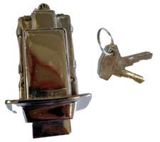 ukscooters VESPA CHROME SEAT LOCK WITH TWO KEYS PE PX MK1 ITALIAN QUALITY NEW 