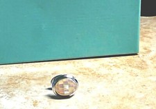 Dolan Bullock 14kt solid white Gold mother of pearl Cuff Links studs usa