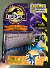 New Raptor Alpha Jurassic Park Chaos Effect Night Hunter Kenner 1997 Sealed