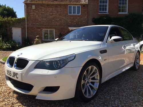 2006 BMW M5 WHITE FULL SERVICE HISTORY ALPINE WHITE E60 S85 V10 PRISTINE ORGINAL
