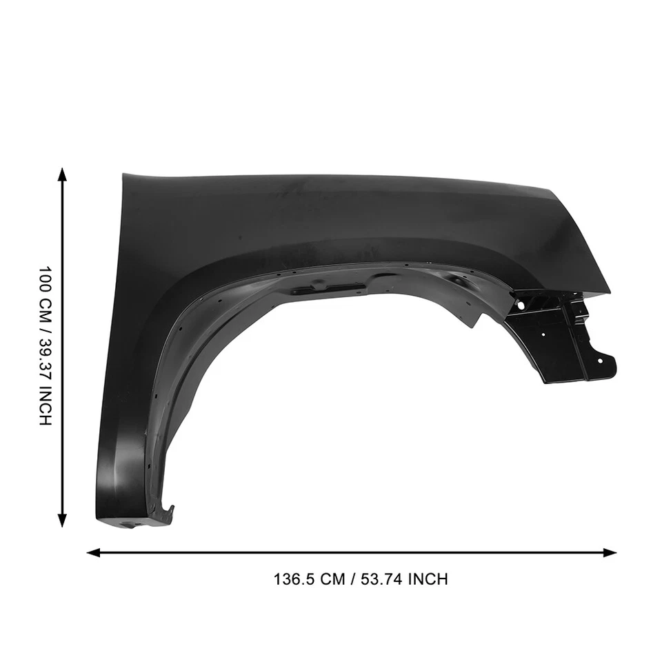 For 2007-2014 GMC Yukon XL Fender Front Right Side Primed Black Exact Fit Foto 2 de 4