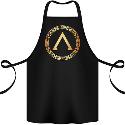 Lambda Symbol Bodybuilding Fitness Training Baumwolle Schürze 100% Bio
