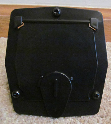BLACK Electric Power Cord Small Square Cable Hatch 2.8'' Cutout & Screws RV 