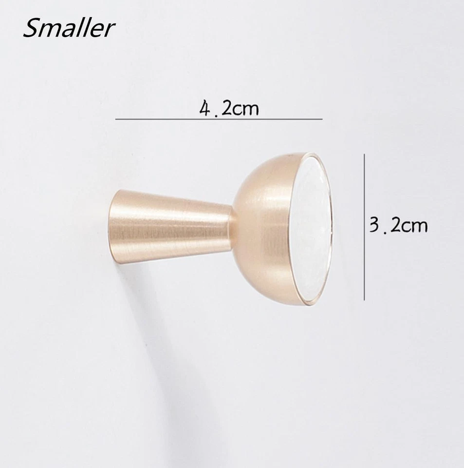 Gancho de pared de latón macizo de lujo simple MFYS ganchos de pared ganchos para abrigo Foto 2 de 4