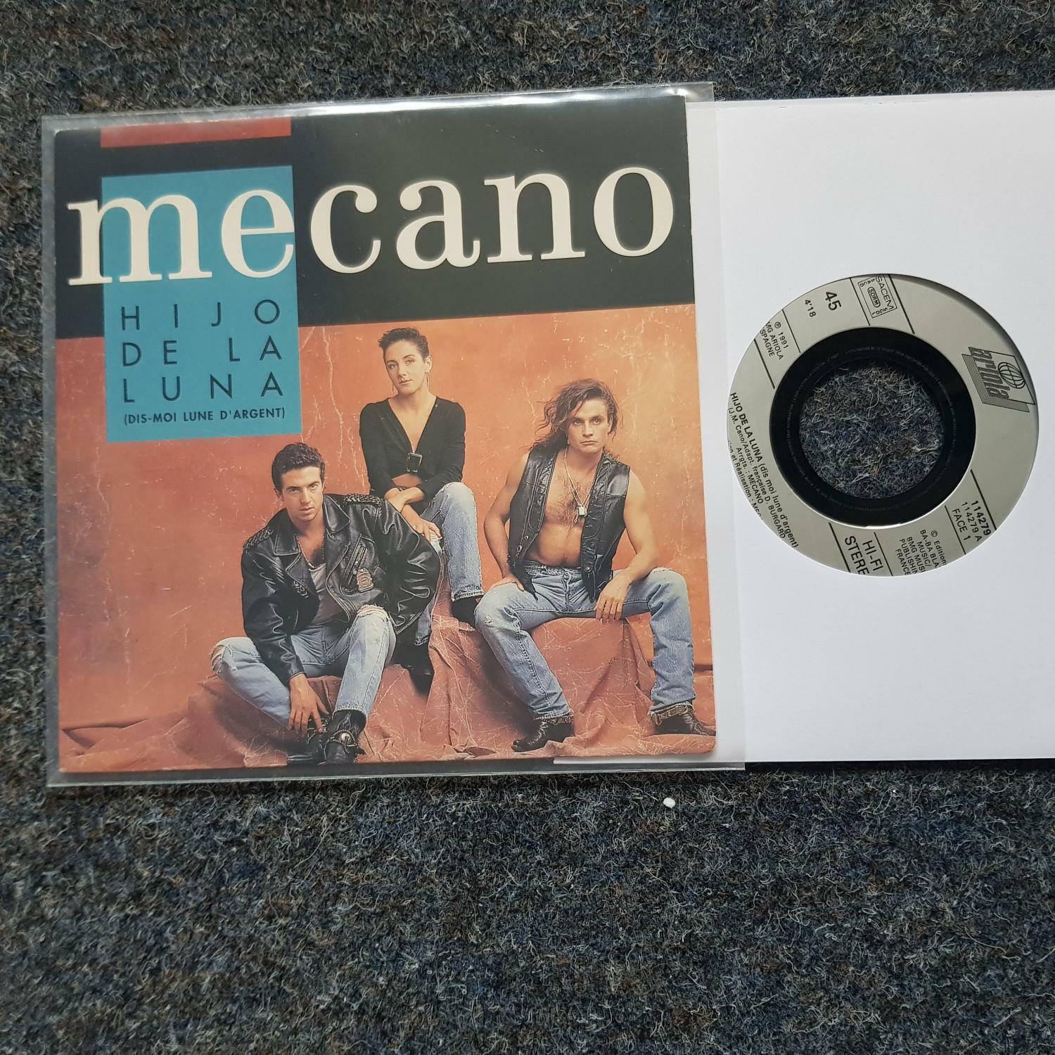 7"" Single Vinyl Mecano - Hijo de la luna SUNG IN FRENCH AND SPANISH
