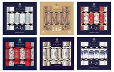 Premium Christmas Crackers Tom Smith Pack 6 Stylish Traditional Charity Eco 33cm