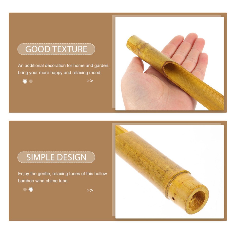 10 Pcs Capiz Wind Chime Kit Windchime Replacement Parts Bamboo Chimes