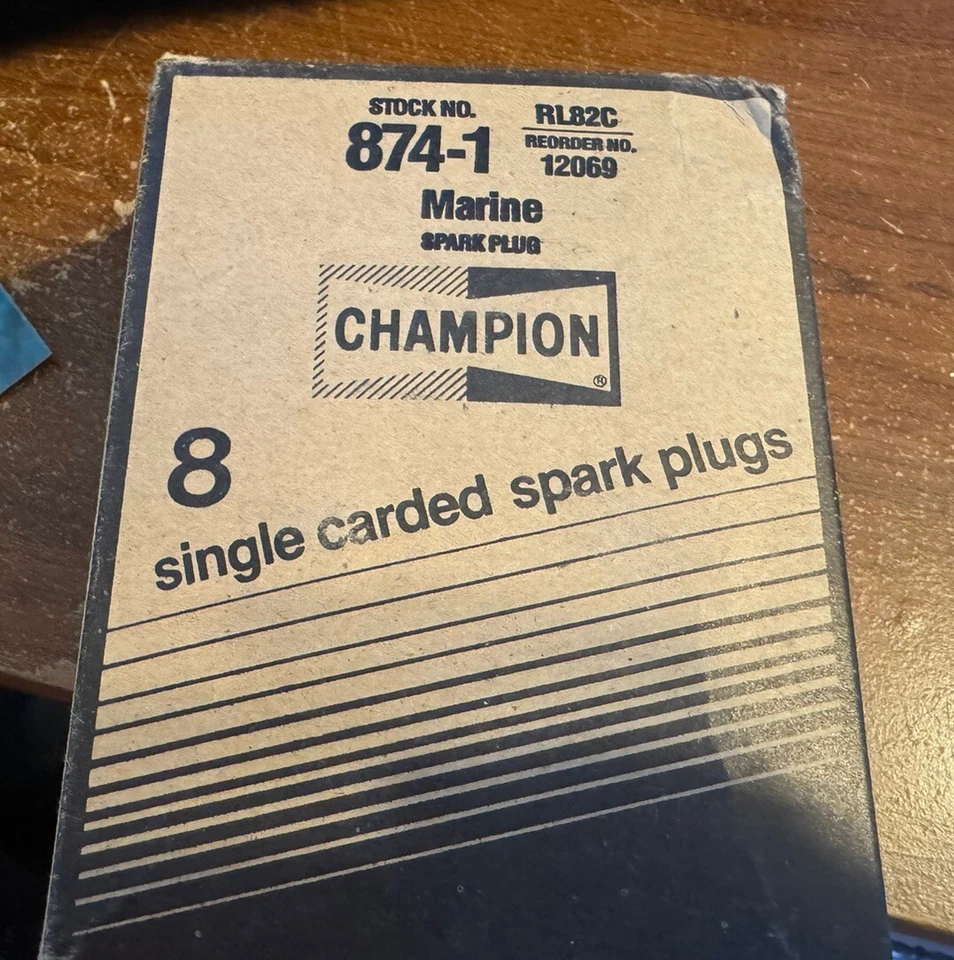 Nuevo Champion 874-1 RL82C Bujías Caja de 8 Selladas Foto 4 de 4