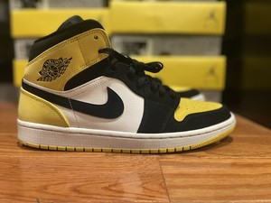 Nike Air Jordan 1 Mid “Yellow Toe” 852542-071 Mens Rare Size 10.5 (2019)  Sneaker 193151715883 | eBay
