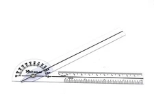 Plastic 6" Economy Goniometer 180 Degree ISOM Physical Therapy Angle Ruler