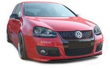 FARI ANTERIORI NERI/CROMO LOOK GTI VOLKSWAGEN GOLF 5 BLACK ++ MOTORINI ELETTRICI