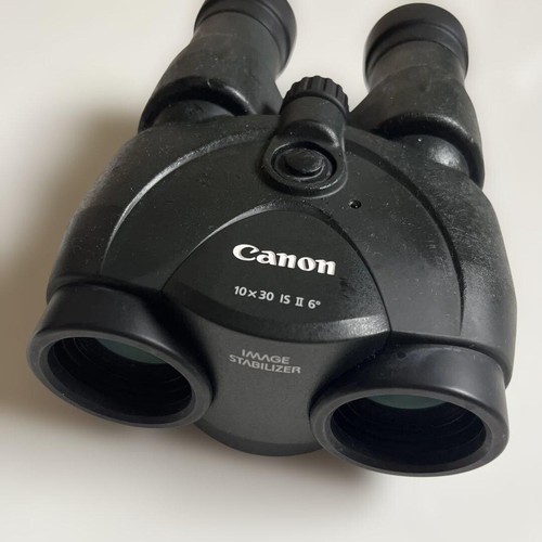 Canon 10x30 IS II Binoculars Image Stabilized Optical Zoom Compact USED Japan - Picture 3 of 4