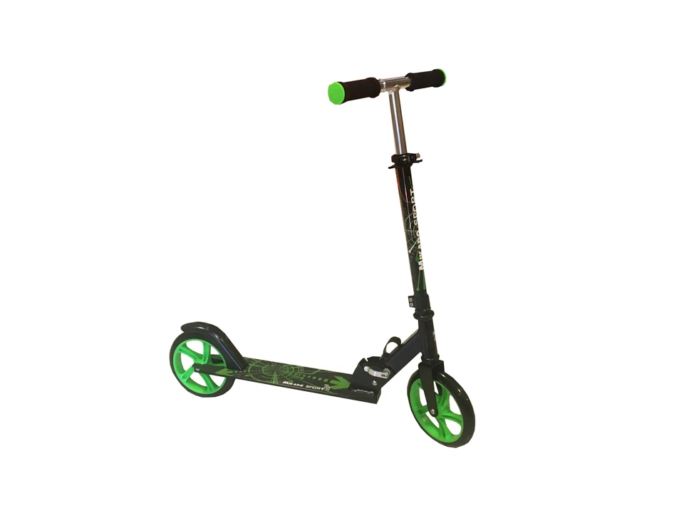 Monopattino verde o blu scooter con ruote da 180 mm - Mikado Sport 60528/7