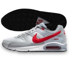 Nike Air Max Command Hombres Estilo de Vida Zapatos Talla 10 Blanco/Rojo 629 993 106 NUEVO