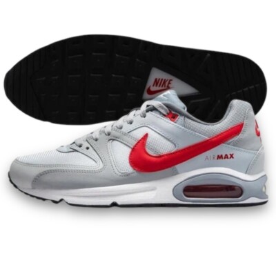 Nike Air Max Command Mens Lifestyle Shoes Size 10 White/Red 629 993 106 NEW