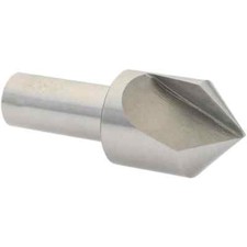 1 Flute 90  HSS Countersink, 1-1/4" Diam, 3/4" Shank, 2-3/4" Length, RH Cut