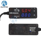 USB Leistungstester Spannung Strom Kapazitätsmesser Digital USB Tester mit A+C Leitung
