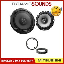 Kenwood 6.5" Front Door Speaker Upgrade Kit for Mitsubishi Mirage, Lancer