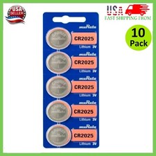 10 Murata Fresh CR 2025 CR2025 ECR2025 BR2025 LITHIUM COIN CELL Battery Exp 2032