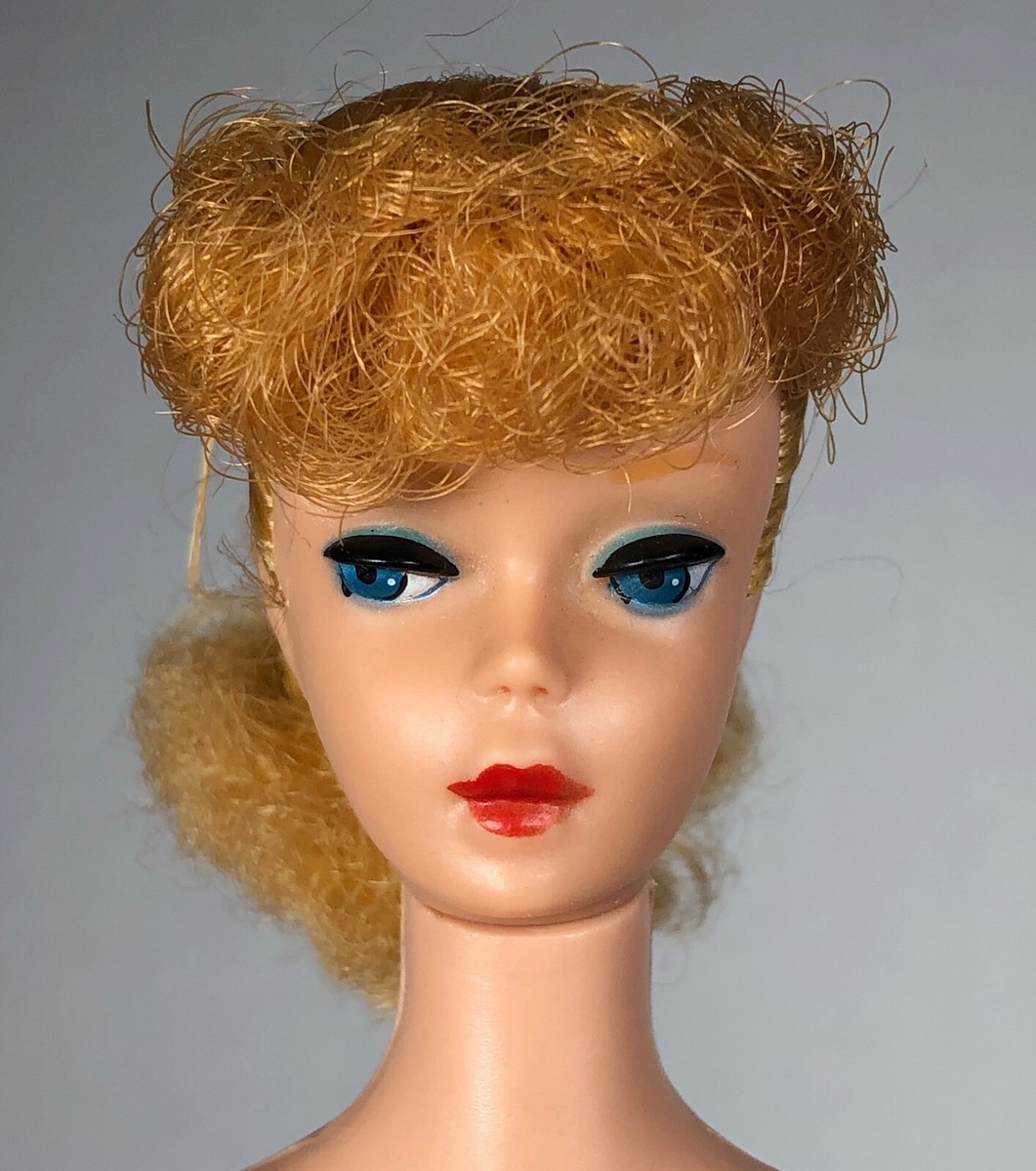 Pony Tail Barbie # 5 1961 Blonde Mattel #850 original RARE FACTORY