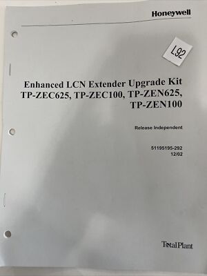 NEW HONEYWELL ENHANCED LCN EXTENDER UPGRADE KIT TP-ZEN625-100