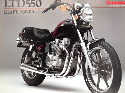 with　1984年12・1985年4月号　2冊セット　講談社♢h315w74 1984 Kawasaki LTD550 Motorcycle Bike 1-page Vtg Sales Brochure