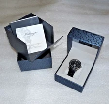 MONTEGRAPPA IDNUWAIB NEROUNO SUB SECONDS MENS WATCH SWISS MADE MSRP $1050 NEW