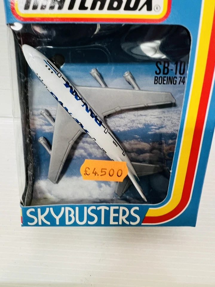 MATCHBOX SKYBUSTERS SB 10 BOEING PERFECT VINTAGE NEW!!! - Immagine 2 di 3