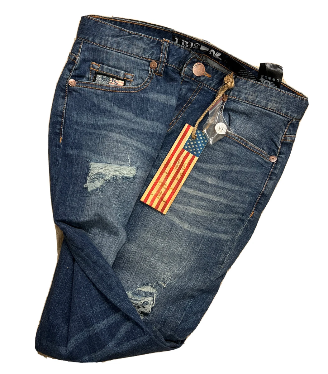 Crystal destroyed cheap denim