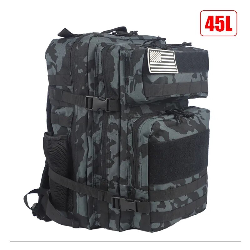 Mochila táctica 25L/45L 3P Camping caza ejército Molle mochila militar Unisex