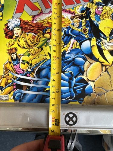 1994 Vtg Marvel Comics X-Men Metal TV Serving Dinner Lap Tray With Folding Legs - Picture 9 of 10