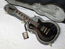 Michael Kelly Patriot Vintage Guitar Gloss Black + Gold Hardware W/ Hard Case