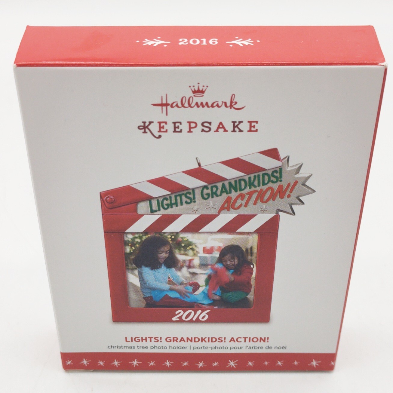 2016 Hallmark Keepsake Grandkids Action Light-Up Ornament New