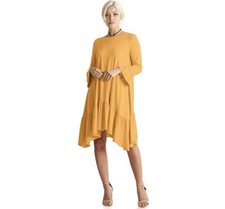 Long Sleeve High Low Dress For Women