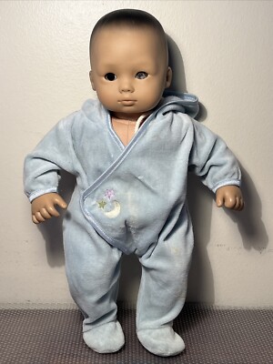 American Girl PLEASANT COMPANY Bitty Baby Boy 16  Extremely Rare! Different Eyes