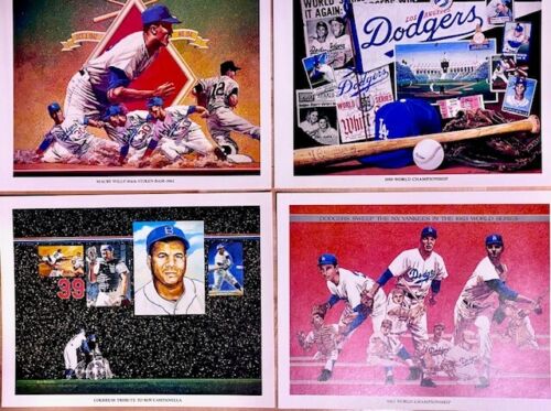 Ensemble complet de 40 portraits à l'huile L.A. Dodgers Union Koufax Vin SCULLY comme neuf - Photo 1 sur 11
